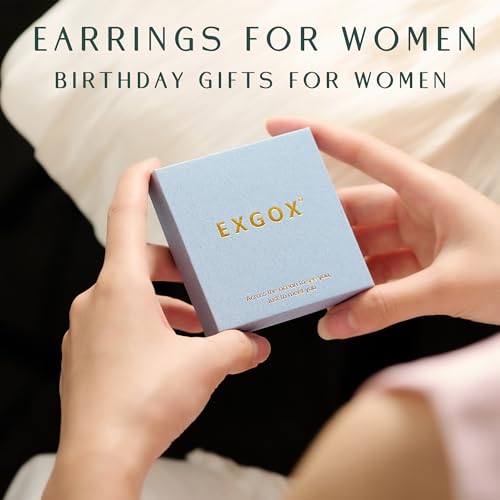 EXGOX 5mm Wide Gold Hoop Earrings for Women,Sterling Silver Hoop Earrings Large Silver Hoop Earrings Hypoallergenic Lightweight 14K Real Gold Plated Big Hoop Earrings for Women 30/40/50/60/70mm - color: 3MM-Gold Hoop-50mm