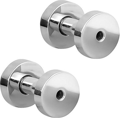 Forbidden Body Jewelry 1.2mm - 16mm Surgical Steel Ear Gauges Screw Fit Tunnels, Tunnel Plug Earrings Sold as a Pair - style: 2.5mm (10 Gauge)