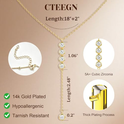 14K Gold/Silver Plated Miraculous Medal Rosary Cross Necklace Women | Miraculous Medal Y-Chain Rosary Necklace, Premium Gift Box, Catholic Milestone Gifts, Daily Faith Wear - style: Gold Style2