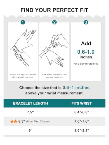 Supcare Unique Anniversary Birthday Valentines Fathers Day Stainless Steel Cuban Link Bracelets for Men Him, To My Man Dad Husband Love Always Remember Wrist Chain Bracelet Jewelry Gifts - color: A-Steel 01 To My Son, size: 7.5 Inches-12mm Width