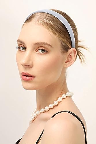WOVOWOVO 1Inch Leather Headbands for Women, Non Slip Soft PU Hair HeadBands Diademas Para Mujer De Moda Cute Beauty Fashion Hairbands Hair Accessories - color: Multicolor-D