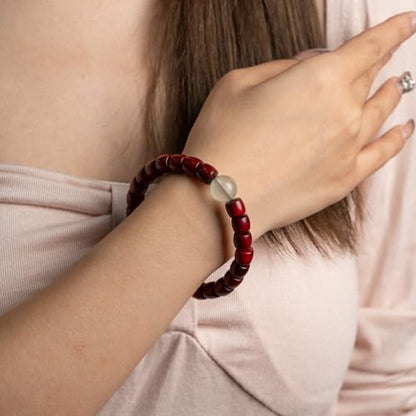 Wooden Beaded Stretch Bracelets for Women Beads Bracelets Natural Stone Beaded Bracelets
