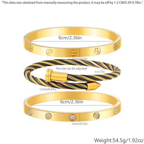 Camhanno Stackable Silver Bracelets for Women Stainless Steel Love & Friendship Bangle, Mothers Day Valentines Birthday Christmas Jewelry Gifts for Mom Her Wife Grandma - style: Style 10