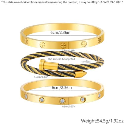 Camhanno Stackable Silver Bracelets for Women Stainless Steel Love & Friendship Bangle, Mothers Day Valentines Birthday Christmas Jewelry Gifts for Mom Her Wife Grandma - style: Style 11