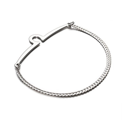 Yoursfs Tie Chains for Men Gold and Sliver Tie - style: Sliver Tie Chain
