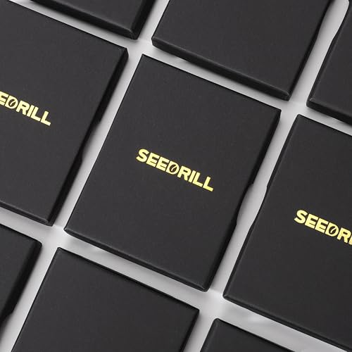 SEEDRILL Bracelets for Women Trendy Waterproof 316 Stainless Steel 18K Real Gold Plated Jewelry Sets Chunky Stackable Cuban Link Paperclip Herringbone Rope Chain Bracelet Pack Gifts Silvery/Gold-Tone - color: Silvery