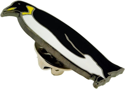 PinMart Wild Animal Enamel Lapel Pin - color: Black and White Emperor Penguin, size: 1 Piece