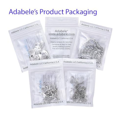 40pcs Infinity Eternity Sign Large Hole Beads (4.5mm Hole) Antique Silver - size: Infinity Bead