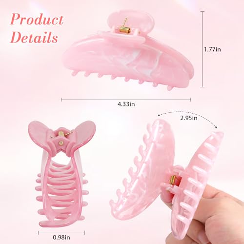 16 Pack Hair Claw Clips for Women - Large Non-Slip Hair Claws for Thick Thin Hair, Cute Hair Barrettes Elegant & Durable, Fashion Hair Accessories Stylish Bulk Hair Clips for Girls DIY Gift - size: Large 16 PCS