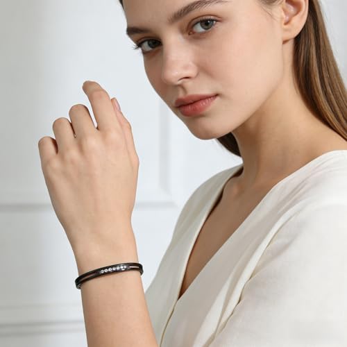 MILAKOO 6/8mm Gold/Silver Color Bangle Hollow Stainless Steel with Rhinestone Bracelets - color: Black, size: 6mm