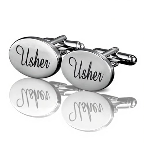 Wedding Cuff Links Mens, Wedding Cufflinks for Men, Black Cufflinks for Men, Silver Men’s Cuff links, Cufflinks Shirts for Men, Mens Cufflinks Dress Shirts Jewelry Gifts for Boys Dad Father from Bride - color: Wedding Cuff Links Mens I