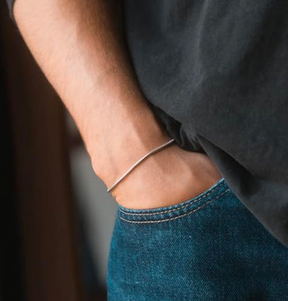 925 Sterling Silver Italian Snake Chain Necklace - Secure Lobster Clasp, Perfect for Layering - Durable Necklace & Bracelet Chains for Everyday & Special Occasions - size: 16, style: 1.2