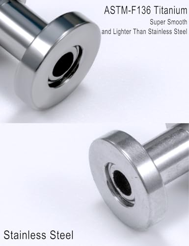 Astm F136 Titanium CZ Ear Gauges Screw Fit Flesh Tunnels Plugs Gauges Earring Expander Stretcher Ear Tunnels For Ears 10G 8G 6G 4G 2G 0G 00G Plug Earrings Body Piercing Jewelry For Women Men - color: 6G Gauges