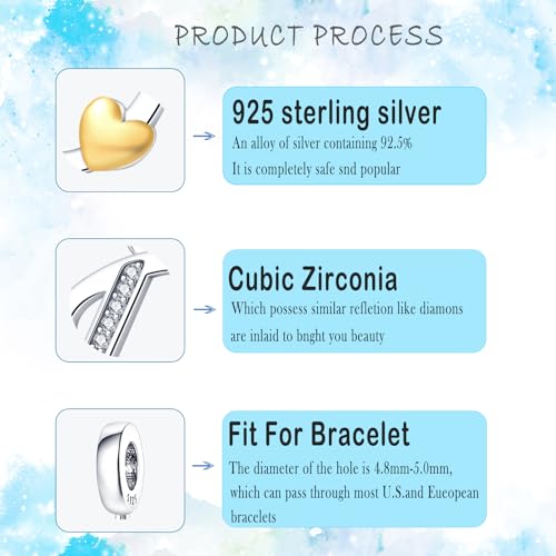 HappyStar Sterling Silver Letter Charms for Bracelets Alphabet Initial Dangle Charms Bead fit Pandora Bracelets Jewelry Gifts for Women - color: Letter charms D