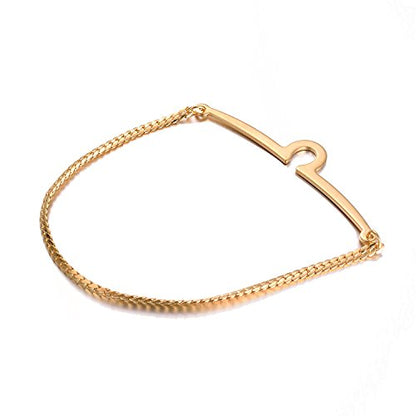 Yoursfs Tie Chains for Men Gold and Sliver Tie - style: Gold Tie Chain