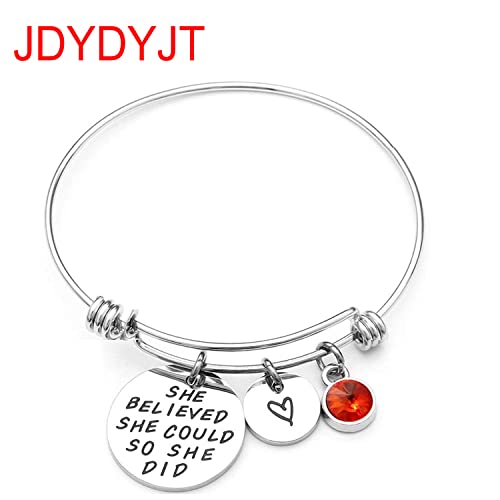 YJT January Birthstone Charms for Bracelet Necklace Jewelry Making Silver DIY Crystal 6mm