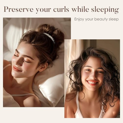 LULUSILK Small Silk Hair Ties No Damage, 100% Real Mulberry Silk, Skinny Scrunchies Ponytail Holders for Thin Fine Hair, Black White and Brown, Pack of 3 - color: Black&White&Brown