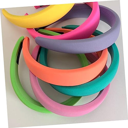 2pcs Wide Padded Headbands for Women Elegant Fabric Hair Accessories Light Simple and Comfortable for Daily Wear Parties and Travel
