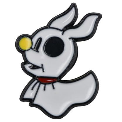 Cartoon Movie Character Enamel Pins for Backpacks Bags Hats Clothes Accessories Women Enamel Lapel Badge Pins Brooch Set - color: The Nightmare Before Christmas