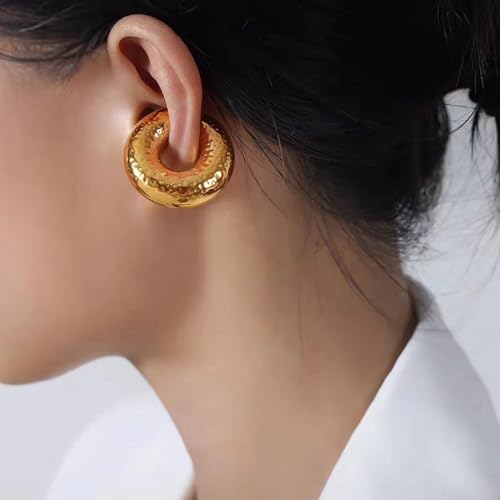 Gold Plated Ear Cuff Earrings for Women Non Piercing - Hypoallergenic Ear Cuffs Silver/Gold Non Tarnish Clip on Cartilage Earrings Fake Earring Set - color: A8:ear cuff