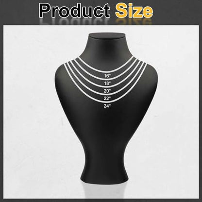 HARFINGTON Herringbone Necklaces Stainless Steel Snake Chain Necklace Adjustable Flat Chain for Jewelry Gift - color: Silver, size: 16" x 0.08"