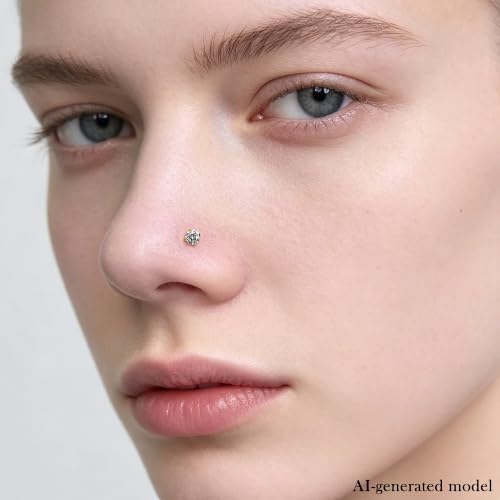 18G 16G 14G Lip Labret Medusa Nose Rings Studs Flat Back Earrings Internally Threaded 316L Surgical Steel Cartilage Tragus Helix Conch Earrings Piercing Jewelry for Women Men 6mm 8mm 10mm - color: 16G - Gold-6/8/10mm Bars-Grabber Tool
