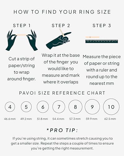 PAVOI 14K Gold Plated Chunky Stackable Rings Set for Women | Cubic Zirconia Bands Set | 3 Statement Rings Pack - color: White Gold, size: 9, style: Plain