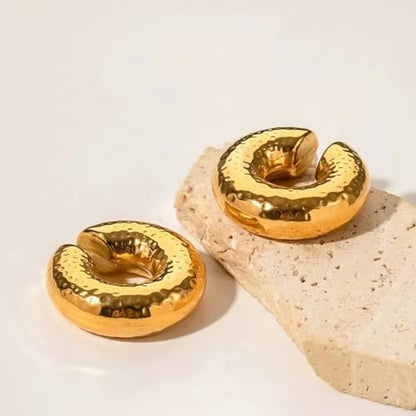 Gold Plated Ear Cuff Earrings for Women Non Piercing - Hypoallergenic Ear Cuffs Silver/Gold Non Tarnish Clip on Cartilage Earrings Fake Earring Set - color: A8:ear cuff