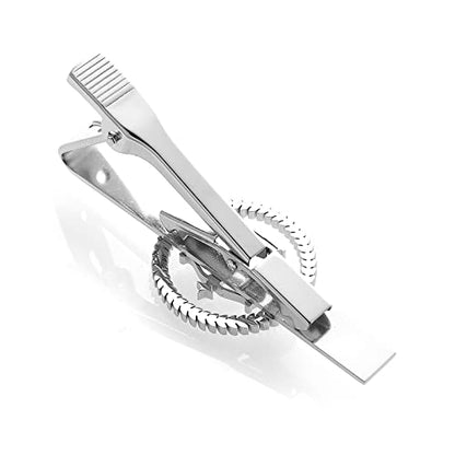 TINGKU Attorney Lawyer Cufflinks and Tie Clip for Men Gifts Scales of Justice Cuff links Tie Clasp Father in Law Enforcement Suit Shirt Jewelry - style: Tie Clip Silver