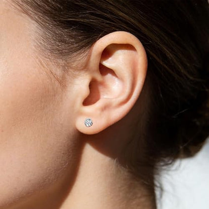 JFORYOU Stainless Steel Ear Cuff Fake Helix Cartilage Clip On Wrap Earrings Fake Lip Ring Non-Piercing Adjustable Men Women - color: Style D