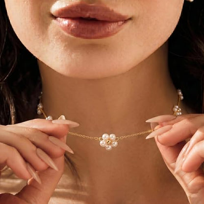 Tewiky Layered Necklaces for Women 14k Gold Plated Chain Necklace Set | Chunky Herringbone/Snake/Rope/Box/Cuban Link Chain for Women, Layering Stack Choker Necklace, Dainty Jewelry Set Non Tarnish - color: Gold--style M