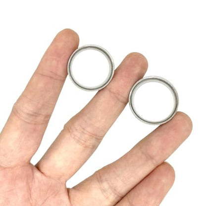 HEKEUOR Ear Tunnels Stretching Kit Stainless Steel Gauge Plugs Set Single Flared Stretching Kit 00g 7/16 1/2 9/16 5/8 3/4 7/8 1 Inch - style: 13/16" (20MM)