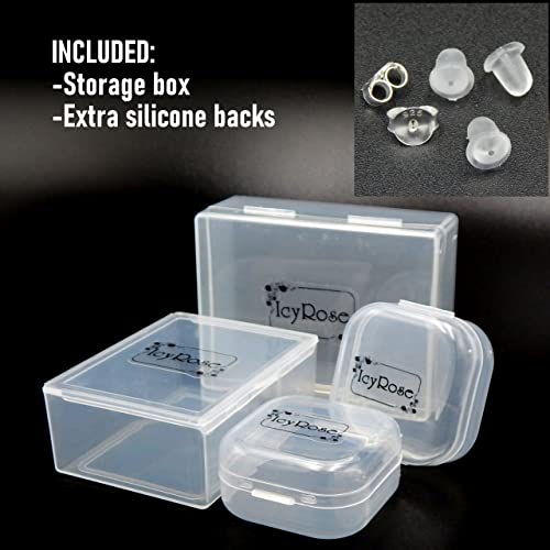 925 Sterling Silver 4mm Heart Birthstone CZ Stud Earrings 33210 (Choose Your Color) (Nickel Free) - color: Garnet