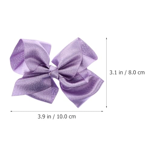 Cabilock 12 Pieces Bowknot Hair Clip Set Mixed Color Ribbon Barrettes Fashion Hair Accessories for Teens and Women Everyday Wear Random Color