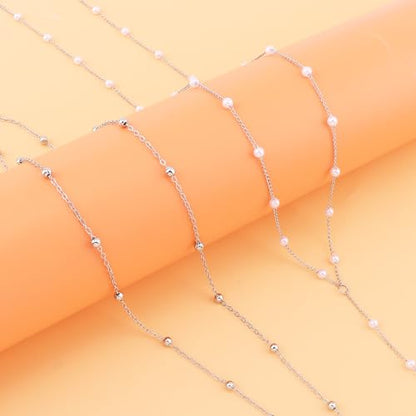 Waist Chains for Women Layered Belly Chains Adjustable Waterproof Bikini Belly Belt Body Jewelry Accessories for Women - style: Style 3