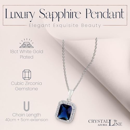Jewelry Sets for Women Costume Jewelry Sets Wedding Jewelry Set with Necklace and Earring for Bride Bridesmaid Jewelry - color: Blue