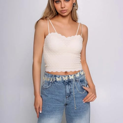 Butterfly Chain Belt - color: Silver