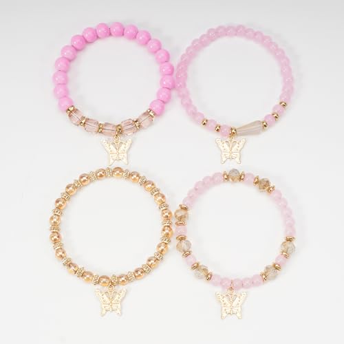 Boho Wooden Beads Bracelets Bohemian Bracelet Stack for Men Women Wood Beaded Bracelet Set - color: N