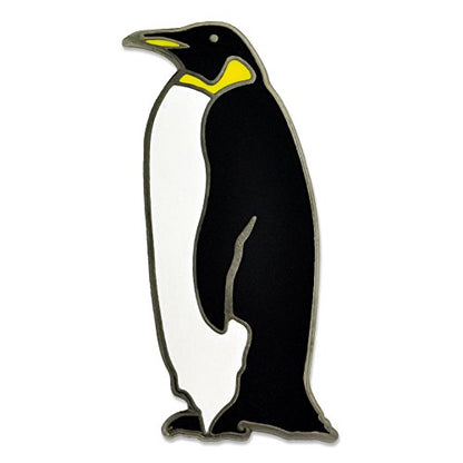 PinMart Wild Animal Enamel Lapel Pin - color: Black and White Emperor Penguin, size: 5 Pack