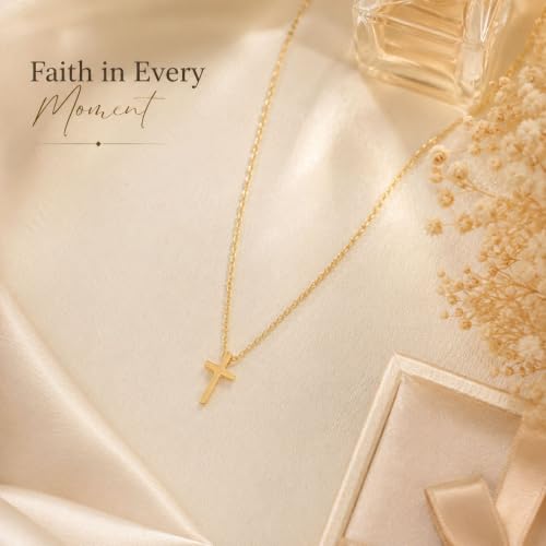 Gold Neklace Stack Dainty Gold Herringbone Necklace for Women Layered Paperclip Chain Necklaces Rhinestone Drop Simple Jewelry Gifts for Women - color: A1:cross