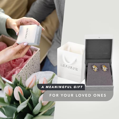 Gifts for Women, Wish Stone Stud Earrings with Birthstone Crystals, 18K Rose Gold Plated or Silver-tone - color: 211-November-Citrine Yellow-Silvertone