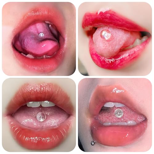 16G 14G Plastic Nipple Piercing Tongue Rings Flexible Acrylic Straight Tongue Ring Nipple Barbell Pregnancy Belly Ring Retainer Piercing Jewelry for Surgery Sport Women Men - color: Clear-14G(1.6mm)-16mm Bars/5mm Balls
