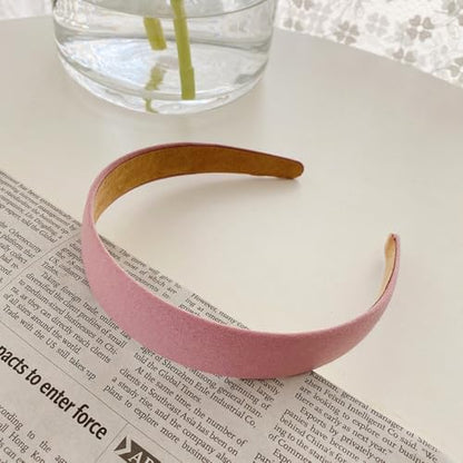 Headbands for Women Girls, 5 Pack Non Slip Wide Padded Headbands with Pearl & Floral Design - Fashion Headbands Trendy Hair Accessories
