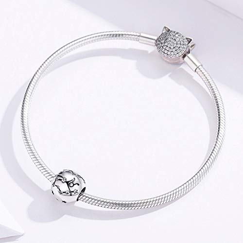 Constellation Charm 925 Sterling Silver Birthstone Bead for Pandora Charms Bracelet-Gift for Anniversary Birthday Christmas Day - color: Taurus（4.20-5.20）