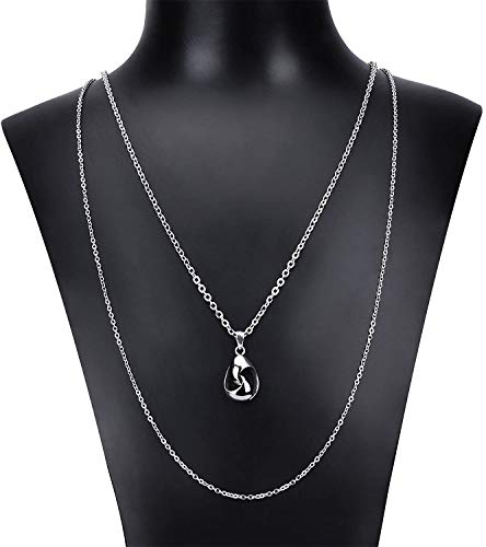 33 Feet Necklace Chains Stainless Steel DIY Link Chain Necklaces with 20 Lobster Clasps and 30 Jump Rings for Jewelry Making (2 mm Wide) - size: 2.0 mm Wide