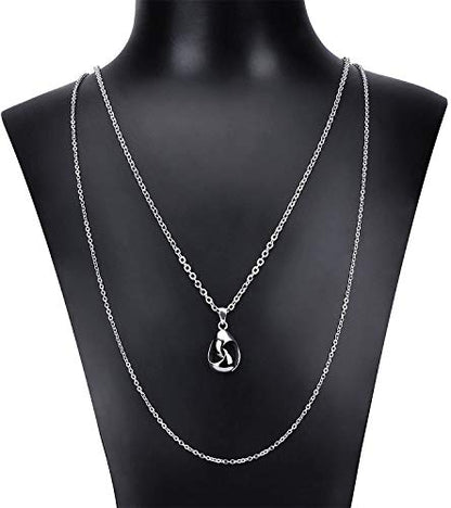 33 Feet Necklace Chains Stainless Steel DIY Link Chain Necklaces with 20 Lobster Clasps and 30 Jump Rings for Jewelry Making (2 mm Wide) - size: 2.0 mm Wide