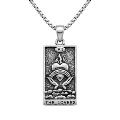 YAFEINI Cat Tarot Necklace 925 Sterling Silver Cat Tarot Pendant Necklace Jewelry Gifts for Women - style: Tarot