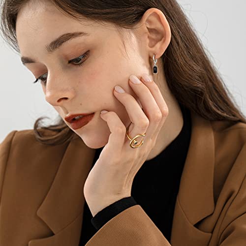 Multicolor Crystal Dangle Studs Earrings Set for Women 925 Silver Hypoallergenic Dangle Earrings Leverback Drop Earring Fashion Cubic Zirconia Leverback Stud Earring Sets Trendy Cubic Zirconia Jewelry Gifts for Women - style: 6-D-S