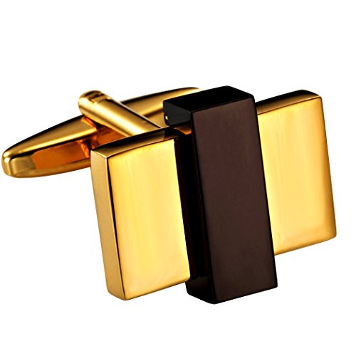 Urban Jewelry Mens Stainless Steel Nautical Knot Cufflinks Formal Wear | Nautical Cufflinks Stainless Steel Rust Resistant Finish Formal Wear Essential Business Style Essential Design - color: Gold Fashion CuffLinks