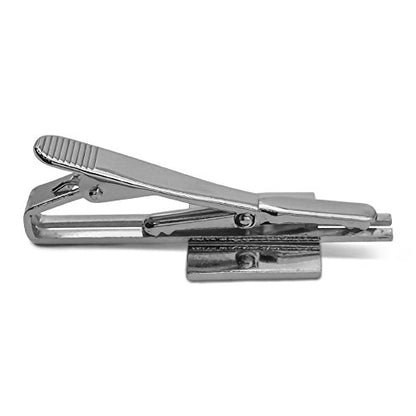 GRAPHICS & MORE Scooby-Doo Ruh Roh Square Tie Bar Clip Clasp Tack- Silver or Gold - color: Silver